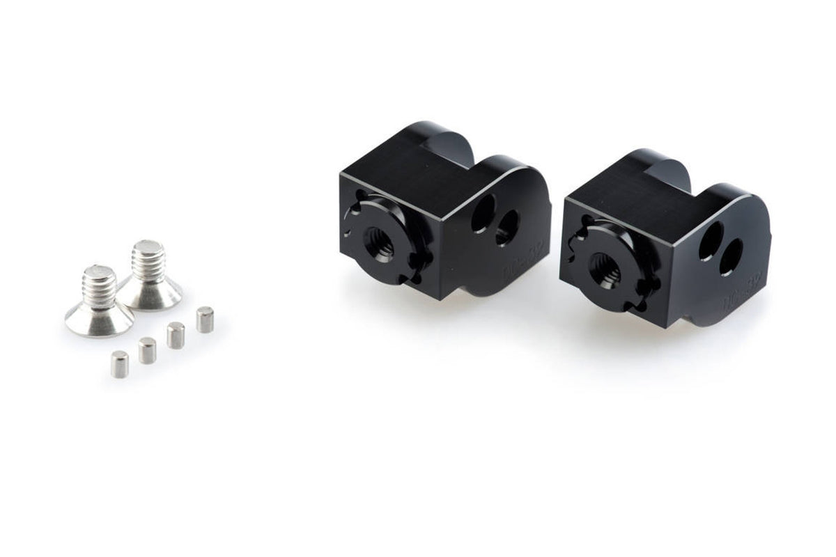 PUIG ADATTATORI POGG. REGOLABILI CONDUCENTE E PASSEGGERO DUCATI SCRAMBLER 800 ICON DARK 23-26 NERO