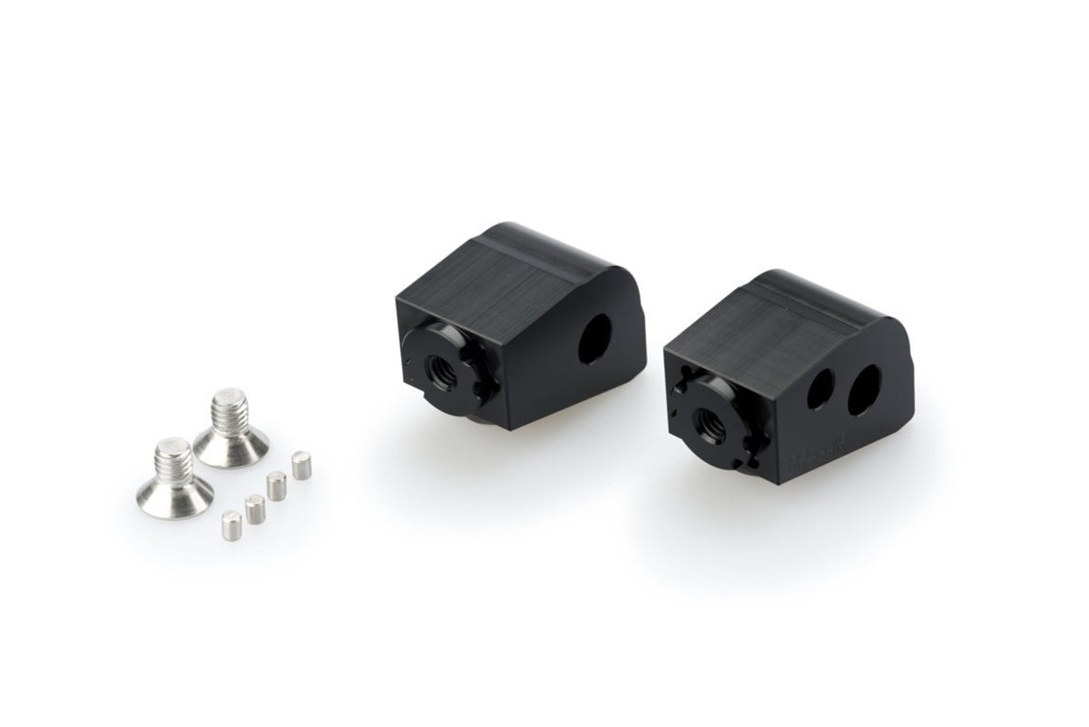 PUIG ADATTATORI POGG. REGOLABILI PASSEGGERO PER KTM 1290 R SUPER ADVENTURE 21-23 NERO