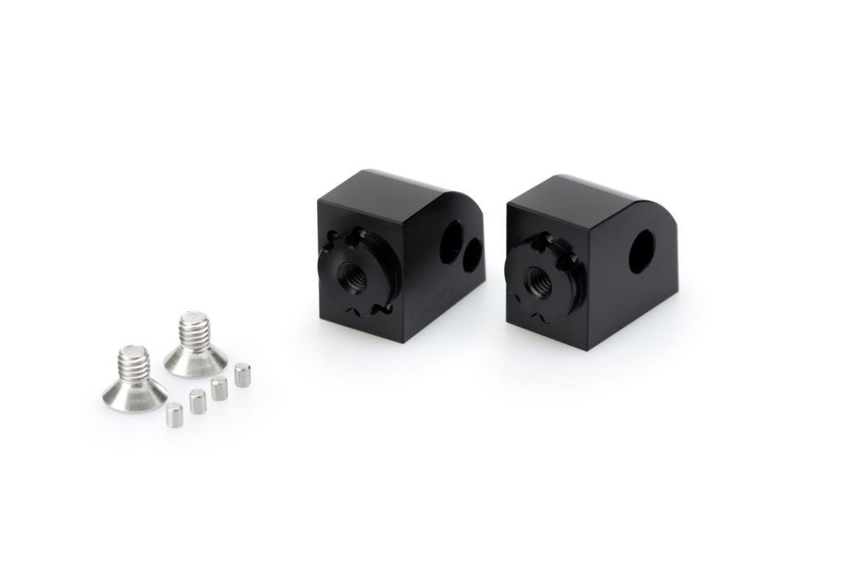 PUIG ADATTATORI POGG. REGOLABILI PASSEGGERO BMW R1250 R 23-25 NERO