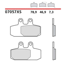 BREMBO KIT PASTIGLIE FRENO ANT. MONTA SU APRILIA SCARABEO GT ABS 500 05-07-07057XS