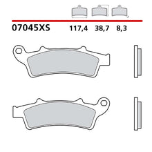 BREMBO KIT PASTIGLIE FRENO ANT. MONTA SU APRILIA SCARABEO LIGHT E3 300 09-11-07045XS