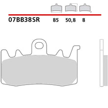 BREMBO KIT PASTIGLIE FRENO ANT. MONTA SU APRILIA TUONO V4 RR 15-16-07BB38SR