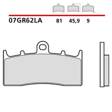 BREMBO KIT PASTIGLIE FRENO ANT. MONTA SU BMW K GTL EXCLUSIVE 13-20-07GR62LA