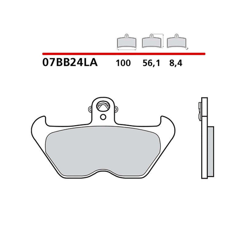 BREMBO KIT PASTIGLIE FRENO ANT. MONTA SU BMW R 1100 RS 1100 96-01-07BB24LA