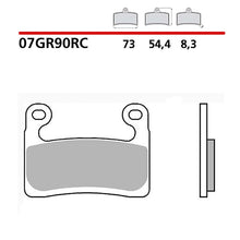 BREMBO KIT PASTIGLIE FRENO ANT. MONTA SU BMW R 1250 RT 1250 19-20-07GR90RC