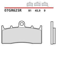 BREMBO KIT PASTIGLIE FRENO ANT. MONTA SU BMW R 850 R 850 2002-06GR62SR