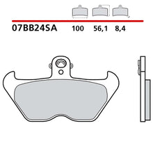 BREMBO KIT PASTIGLIE FRENO ANT. MONTA SU BMW R1150 GS/ABS 99-01-07BB24SA