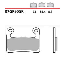 BREMBO KIT PASTIGLIE FRENO ANT. MONTA SU BMW R1250GS ADVENTURE 19-20-07GR90SR