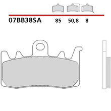 BREMBO KIT PASTIGLIE FRENO ANT. MONTA SU DUCATI SUPERSPORT 939 S 17-20-07BB38SA