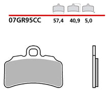 BREMBO KIT PASTIGLIE FRENO ANT. MONTA SU GAS GAS TXT RACING 125 19-21-07GR95CC