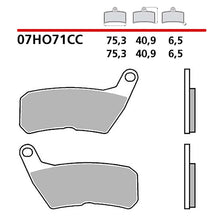 BREMBO KIT PASTIGLIE FRENO ANT. MONTA SU HM CRM RR DERAPAJE 125 11-12-07HO71CC