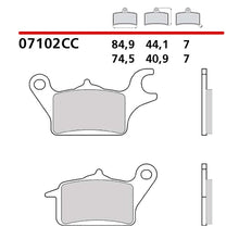 BREMBO KIT PASTIGLIE FRENO ANT. MONTA SU HONDA AFS WAVE 110 12-13-07102