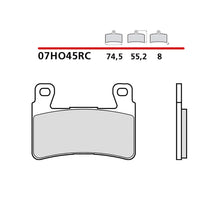 BREMBO KIT PASTIGLIE FRENO ANT. MONTA SU HONDA CBR F 600 01-07-07HO45RC