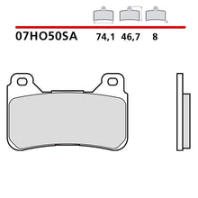 BREMBO KIT PASTIGLIE FRENO ANT. MONTA SU HONDA CBR RR 1000 12-16-07HO50SA