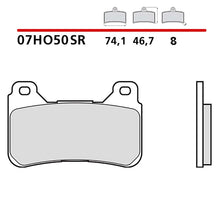 BREMBO KIT PASTIGLIE FRENO ANT. MONTA SU HONDA CBR RR 1000 2008-07HO50SR