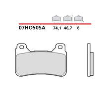 BREMBO KIT PASTIGLIE FRENO ANT. MONTA SU HONDA CBR RR 600 09-12-07HO50SA