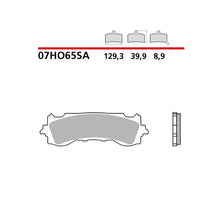 BREMBO KIT PASTIGLIE FRENO ANT. MONTA SU HONDA GOLD WING ABS/DCT 2020-07HO65SA