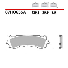 BREMBO KIT PASTIGLIE FRENO ANT. MONTA SU HONDA GOLD WING TOUR 2020-07HO65SA