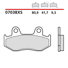 BREMBO KIT PASTIGLIE FRENO ANT. MONTA SU HONDA @ NES 125 00-06-07038XS