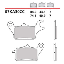BREMBO KIT PASTIGLIE FRENO ANT. MONTA SU HONDA SUPER CUB 125 19-21-07KA30CC