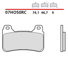 BREMBO KIT PASTIGLIE FRENO ANT. MONTA SU HONDA VFR X CROSSRUNNER ABS 15-16-07HO50RC