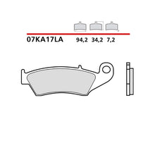 BREMBO KIT PASTIGLIE FRENO ANT. MONTA SU HONDA XL V TRANSALP 650 01-03-07KA17LA