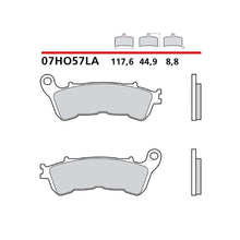BREMBO KIT PASTIGLIE FRENO ANT. MONTA SU HONDA XL V VARADERO ABS 07-11-07HO57LA