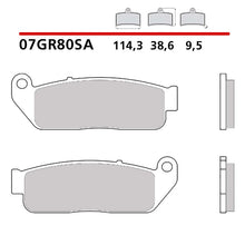 BREMBO KIT PASTIGLIE FRENO ANT. MONTA SU INDIAN SCOUT SIXTY 1000 2016-07GR80SA