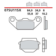 BREMBO KIT PASTIGLIE FRENO ANT. MONTA SU KAWASAKI KEF LAKOTA SPORT 01-03-07SU11SX