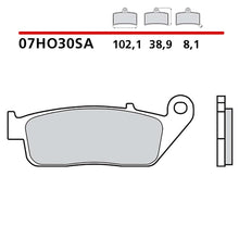 BREMBO KIT PASTIGLIE FRENO ANT. MONTA SU KAWASAKI Z650 ABS 20-22-07HO30SA