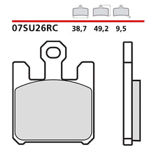 BREMBO KIT PASTIGLIE FRENO ANT. MONTA SU KAWASAKI ZX-12R 1200 06-06-07SU26RC