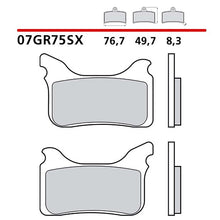 BREMBO KIT PASTIGLIE FRENO ANT. MONTA SU KTM SMR 525 05-05-07GR75SX
