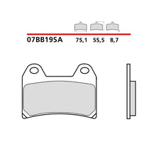 BREMBO KIT PASTIGLIE FRENO ANT. MONTA SU KTM SUPER ADV. 1290 S 17-20-07BB19SA