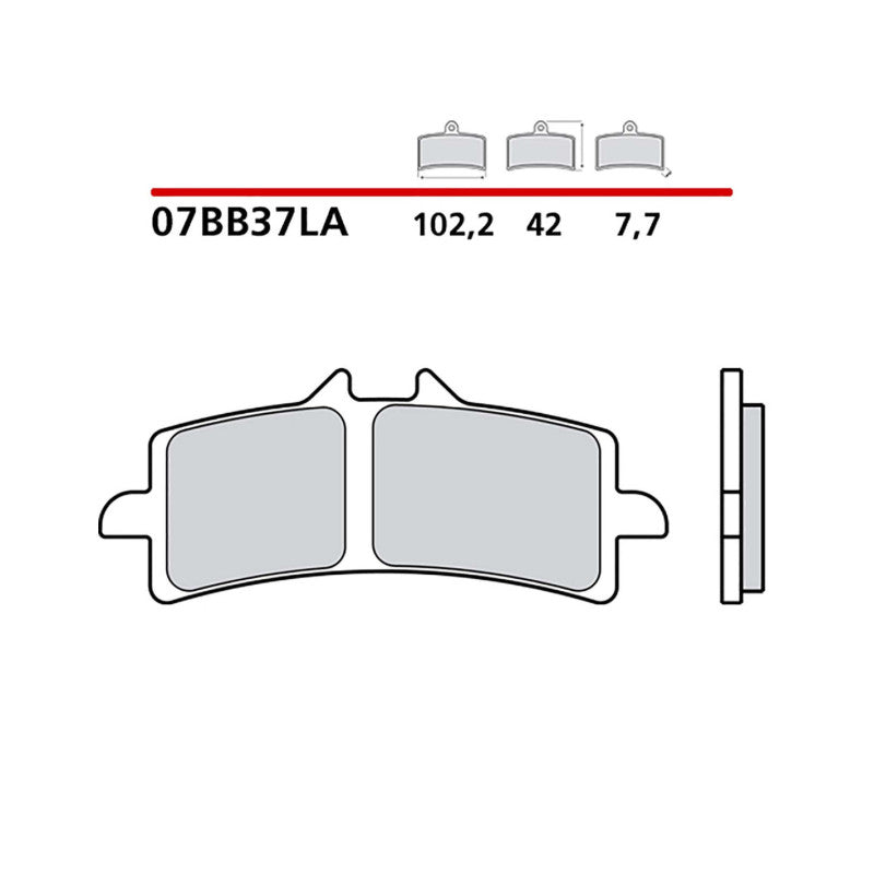 BREMBO KIT PASTIGLIE FRENO ANT. MONTA SU KTM SUPERDUKE R 1290 2019-07BB37LA
