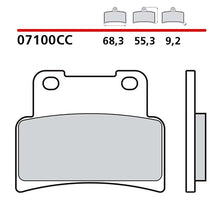 BREMBO KIT PASTIGLIE FRENO ANT. MONTA SU KYMCO XCITING I 400 14-15-07100