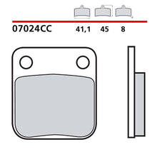 BREMBO KIT PASTIGLIE FRENO ANT. MONTA SU PEUGEOT NEW VIVACITY 50 08-09-07024