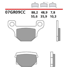 BREMBO KIT PASTIGLIE FRENO ANT. MONTA SU PEUGEOT XPS TRACK 50 10-12-07GR09CC