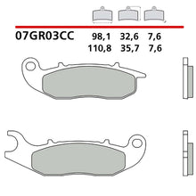 BREMBO KIT PASTIGLIE FRENO ANT. MONTA SU PIAGGIO MEDLEY IE ABS 125 16-19-07GR03CC