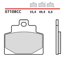 BREMBO KIT PASTIGLIE FRENO ANT. MONTA SU PIAGGIO MP3 ABS 400 20-21-07108
