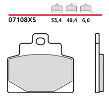 BREMBO KIT PASTIGLIE FRENO ANT. MONTA SU PIAGGIO MP3 HPE EURO 4/5 ABS-SPORT 19-20-07108XS