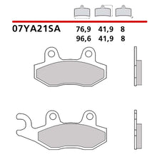 BREMBO KIT PASTIGLIE FRENO ANT. MONTA SU ROYAL ENFIELD TRIALS EFI 500 09-12-07YA21SA