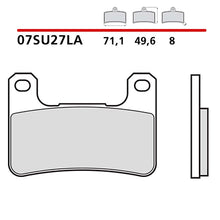 BREMBO KIT PASTIGLIE FRENO ANT. MONTA SU SUZUKI DL X V-STROM XT ABS 1000 17-19-07SU27LA