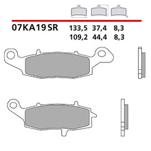 BREMBO KIT PASTIGLIE FRENO ANT. MONTA SU SUZUKI GSF N BANDIT 650/ABS 05-06-07KA19SR
