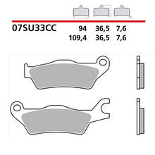 BREMBO KIT PASTIGLIE FRENO ANT. MONTA SU SUZUKI GSX-R 125 17-21-07SU33CC
