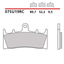 BREMBO KIT PASTIGLIE FRENO ANT. MONTA SU SUZUKI GSX-R HAYABUSA 1300 99-07-07SU19RC
