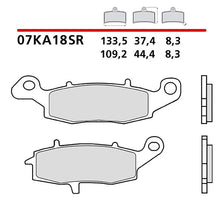 BREMBO KIT PASTIGLIE FRENO ANT. MONTA SU SUZUKI RV VAN-VAN 125 02-17-07KA18SR