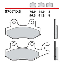 BREMBO KIT PASTIGLIE FRENO ANT. MONTA SU SUZUKI UH BURGMAN/ABS 125 14-20-07071XS