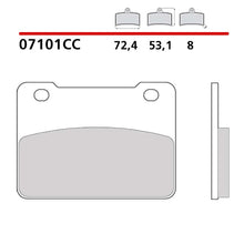 BREMBO KIT PASTIGLIE FRENO ANT. MONTA SU SYM MAXPER SYM I 600 14-19-07101