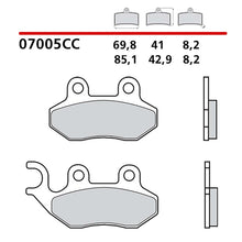 BREMBO KIT PASTIGLIE FRENO ANT. MONTA SU SYM SYMPHONY 50 09-14-07005