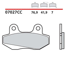 BREMBO KIT PASTIGLIE FRENO ANT. MONTA SU SYM WOLF 125 02-02-07027